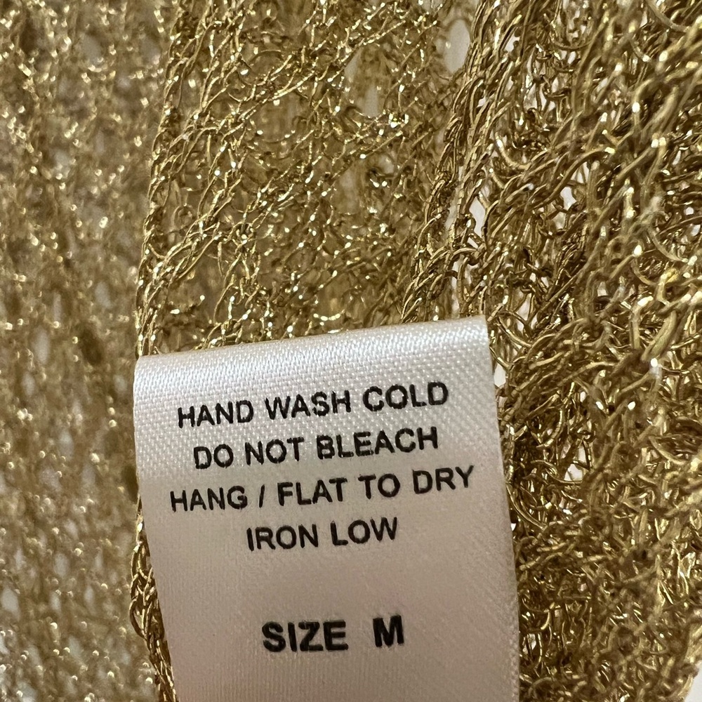 Gold Mesh Dress - Picture 3 of 3